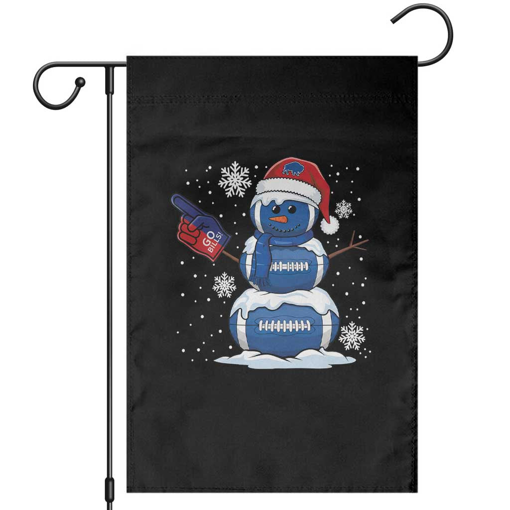 Christmas BFB Football Garden Flag Vintage 90s BFB Sports Fan Football Snowman Xmas Pajamas TS10 Black Print Your Wear