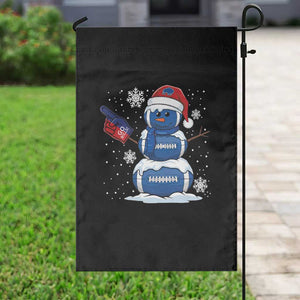 Christmas BFB Football Garden Flag Vintage 90s BFB Sports Fan Football Snowman Xmas Pajamas TS10 Print Your Wear