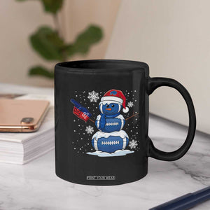 Christmas BFB Football Coffee Mug Vintage 90s BFB Sports Fan Football Snowman Xmas Pajamas TS10 Print Your Wear