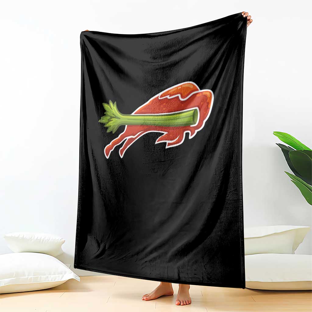 BFB Chicken Wing Throw Blanket Vintage 90s BFB Sports Fan Game Day TS10 Print Your Wear