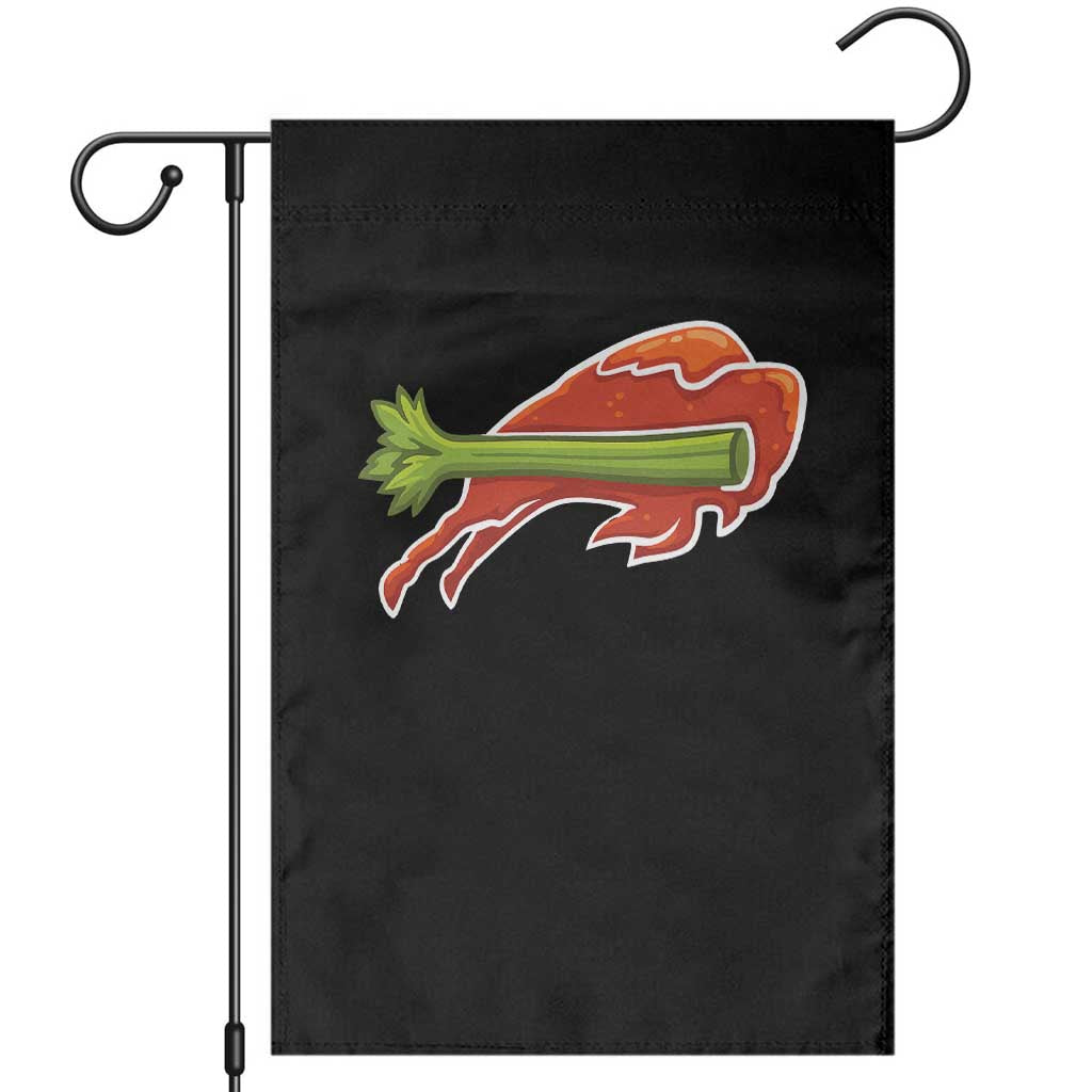 BFB Chicken Wing Garden Flag Vintage 90s BFB Sports Fan Game Day TS10 Black Print Your Wear