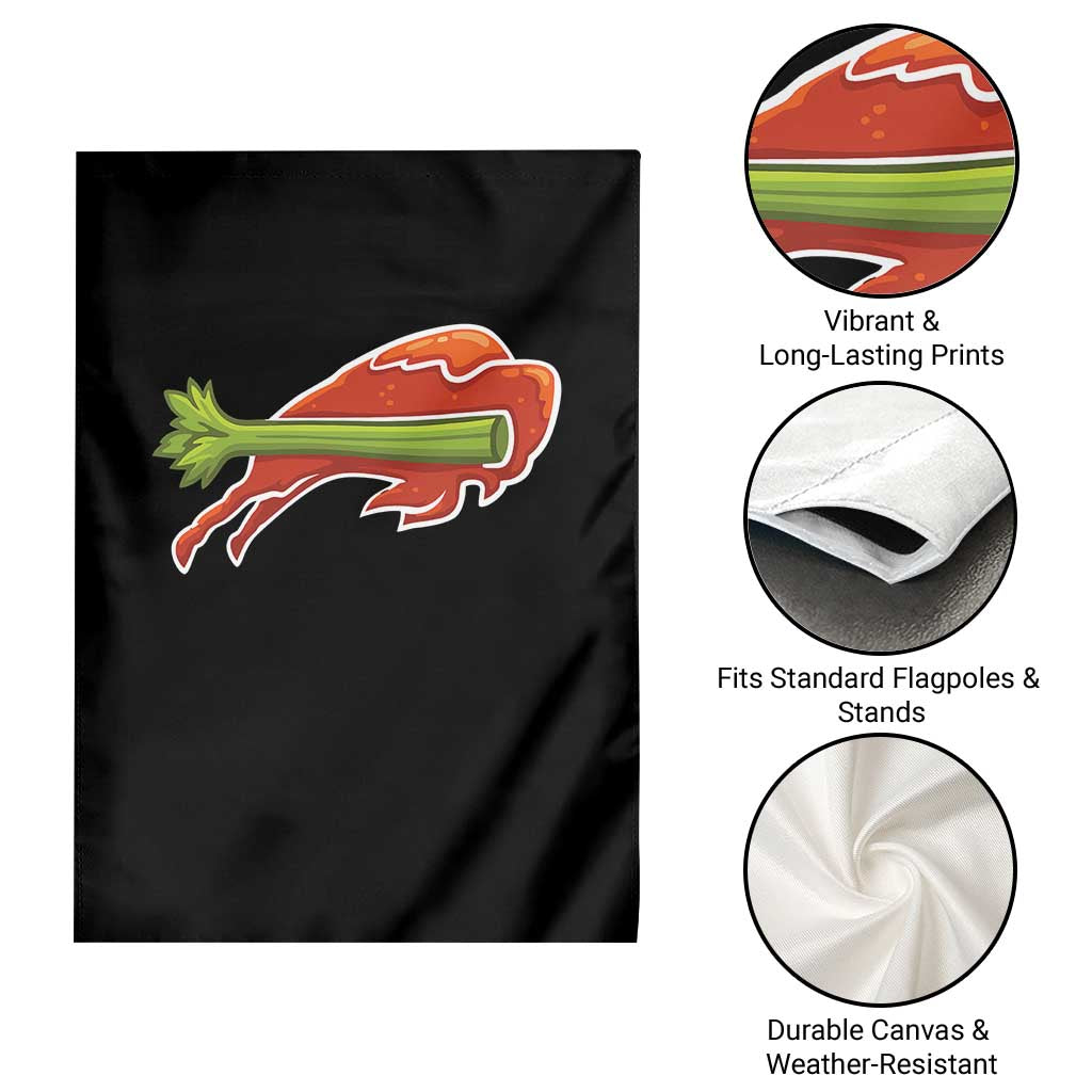 BFB Chicken Wing Garden Flag Vintage 90s BFB Sports Fan Game Day TS10 Print Your Wear