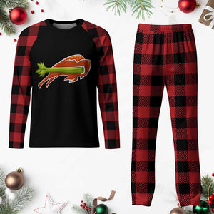 BFB Chicken Wing Plaid Pajama Set Vintage 90s BFB Sports Fan Game Day TS10 Buffalo Plaid Print Your Wear