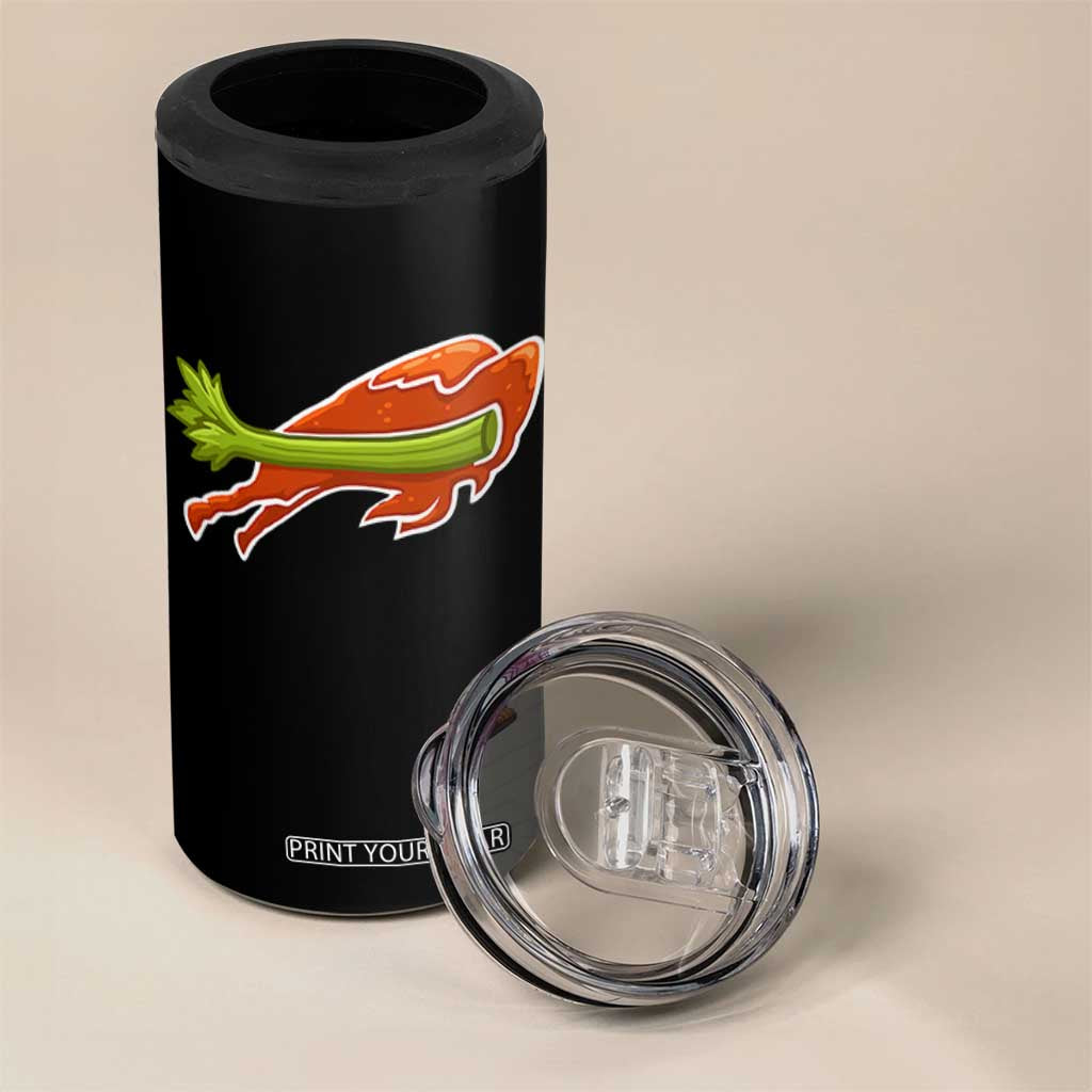 BFB Chicken Wing 4 in 1 Can Cooler Tumbler Vintage 90s BFB Sports Fan Game Day TS10 Print Your Wear