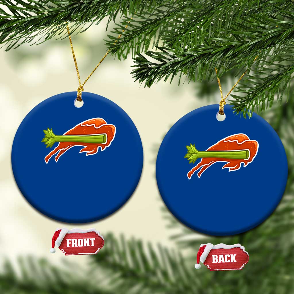 BFB Chicken Wing Ceramic Ornament Vintage 90s BFB Sports Fan Game Day TS10 1pc Blue Print Your Wear