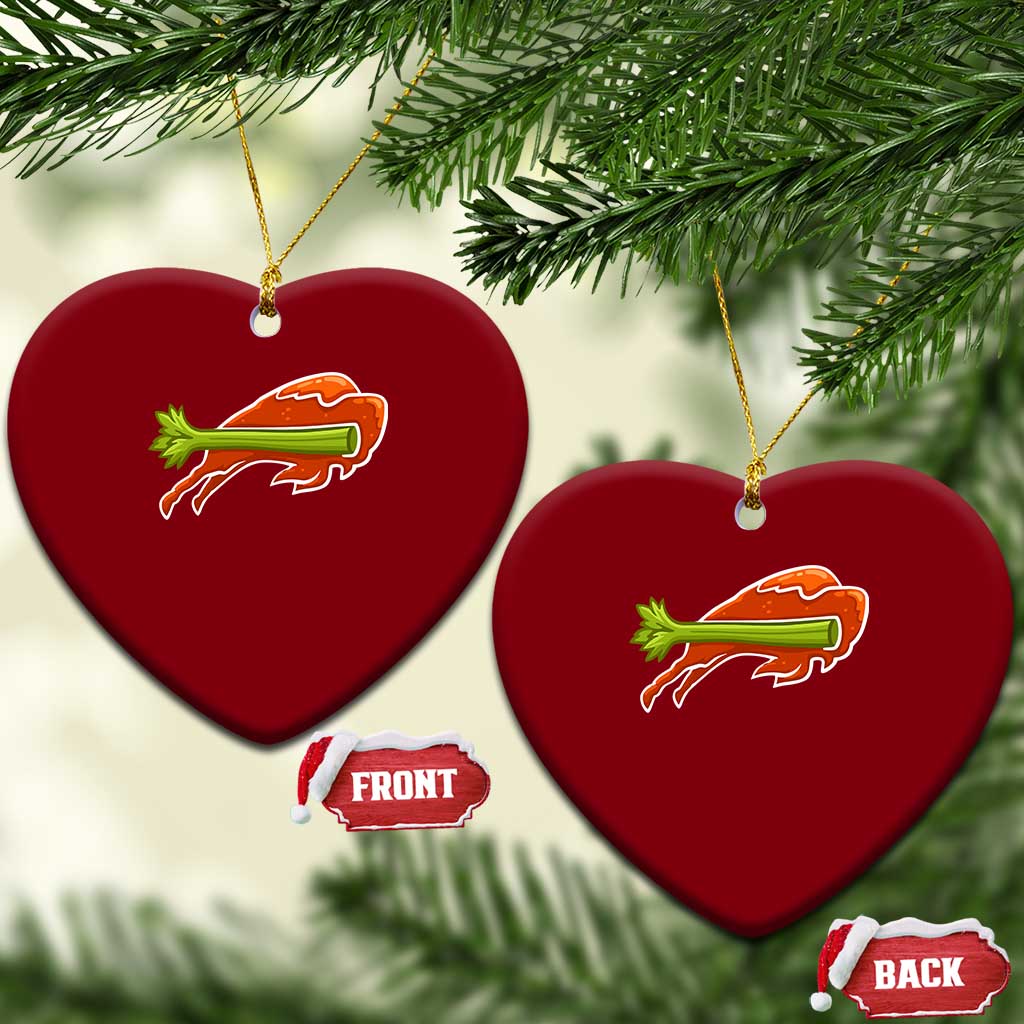 BFB Chicken Wing Ceramic Ornament Vintage 90s BFB Sports Fan Game Day TS10 Print Your Wear