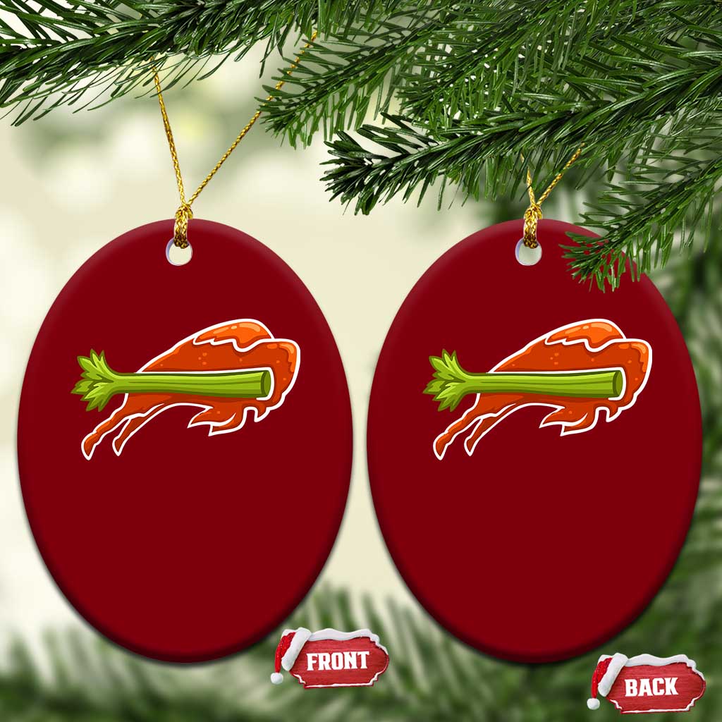 BFB Chicken Wing Ceramic Ornament Vintage 90s BFB Sports Fan Game Day TS10 Print Your Wear