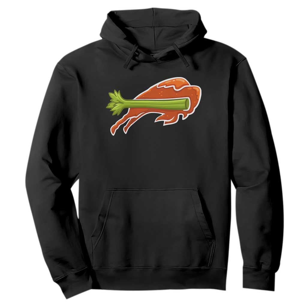 BFB Chicken Wing Hoodie Vintage 90s BFB Sports Fan Game Day TS10 Black Print Your Wear