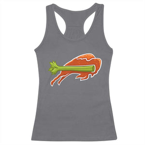 BFB Chicken Wing Racerback Tank Top Vintage 90s BFB Sports Fan Game Day TS10 Charcoal Print Your Wear