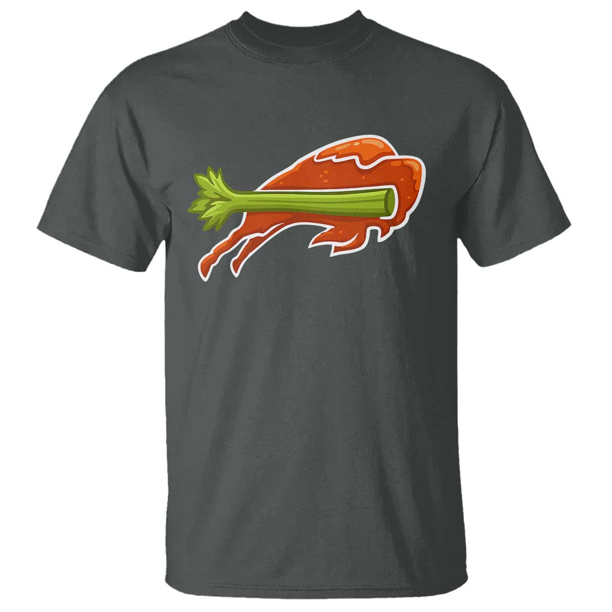 BFB Chicken Wing T Shirt Vintage 90s BFB Sports Fan Game Day TS10 Dark Heather Print Your Wear