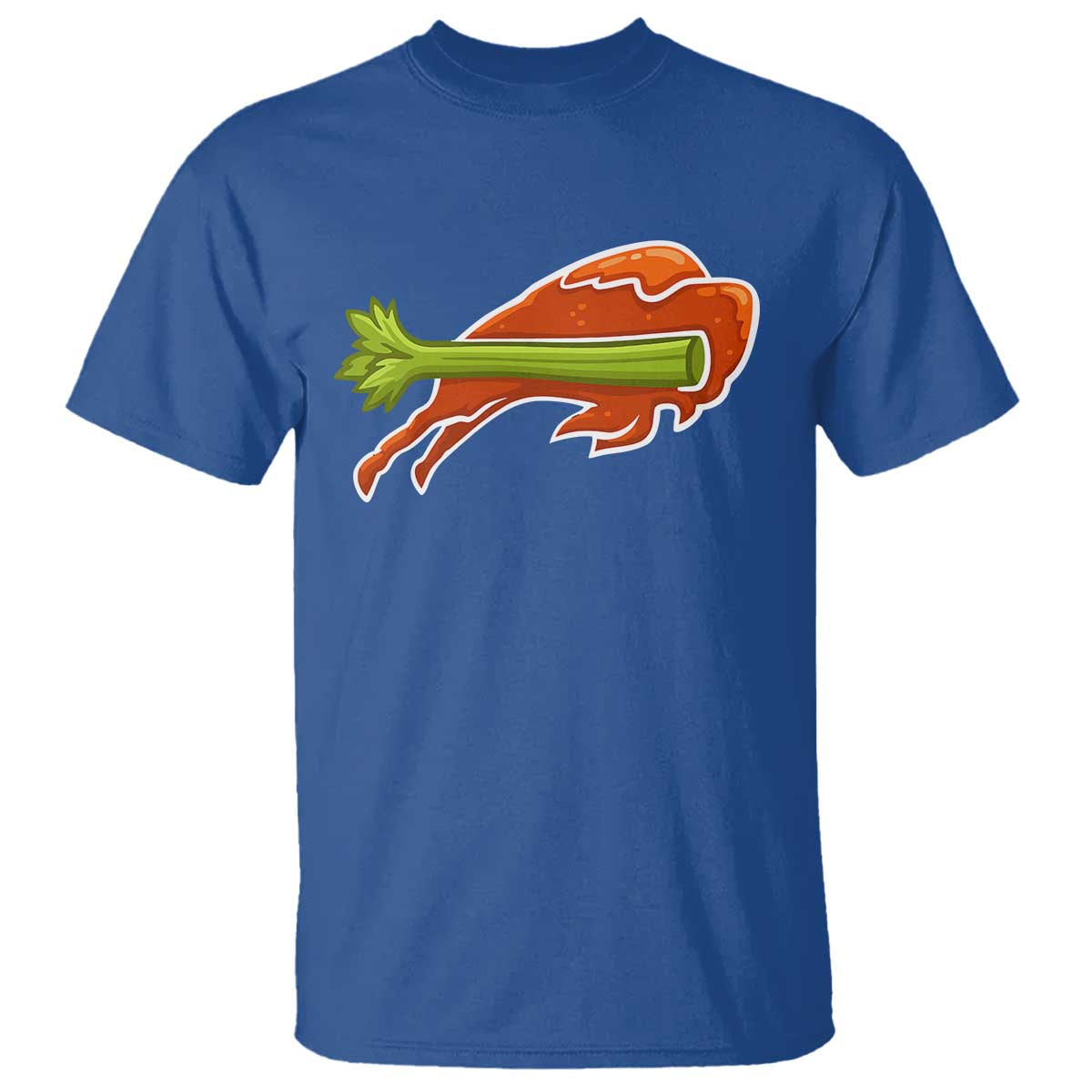 BFB Chicken Wing T Shirt Vintage 90s BFB Sports Fan Game Day TS10 Royal Blue Print Your Wear