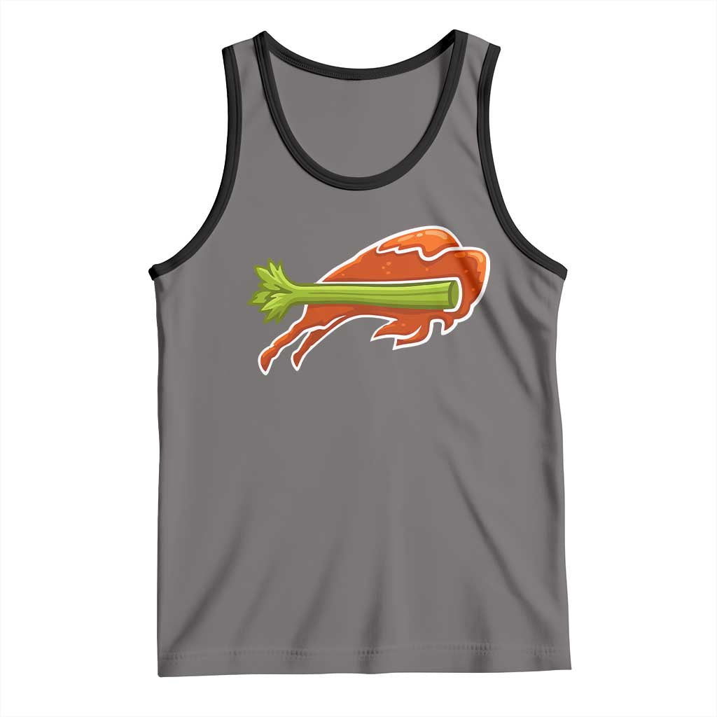 BFB Chicken Wing Tank Top Vintage 90s BFB Sports Fan Game Day TS10 Deep Heather Black Print Your Wear