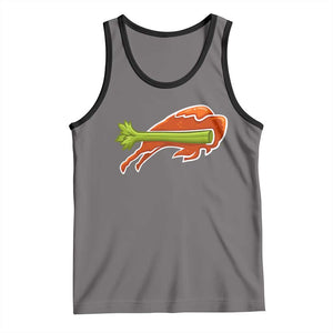 BFB Chicken Wing Tank Top Vintage 90s BFB Sports Fan Game Day TS10 Deep Heather Black Print Your Wear