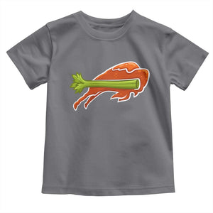 BFB Chicken Wing Toddler T Shirt Vintage 90s BFB Sports Fan Game Day TS10 Charcoal Print Your Wear