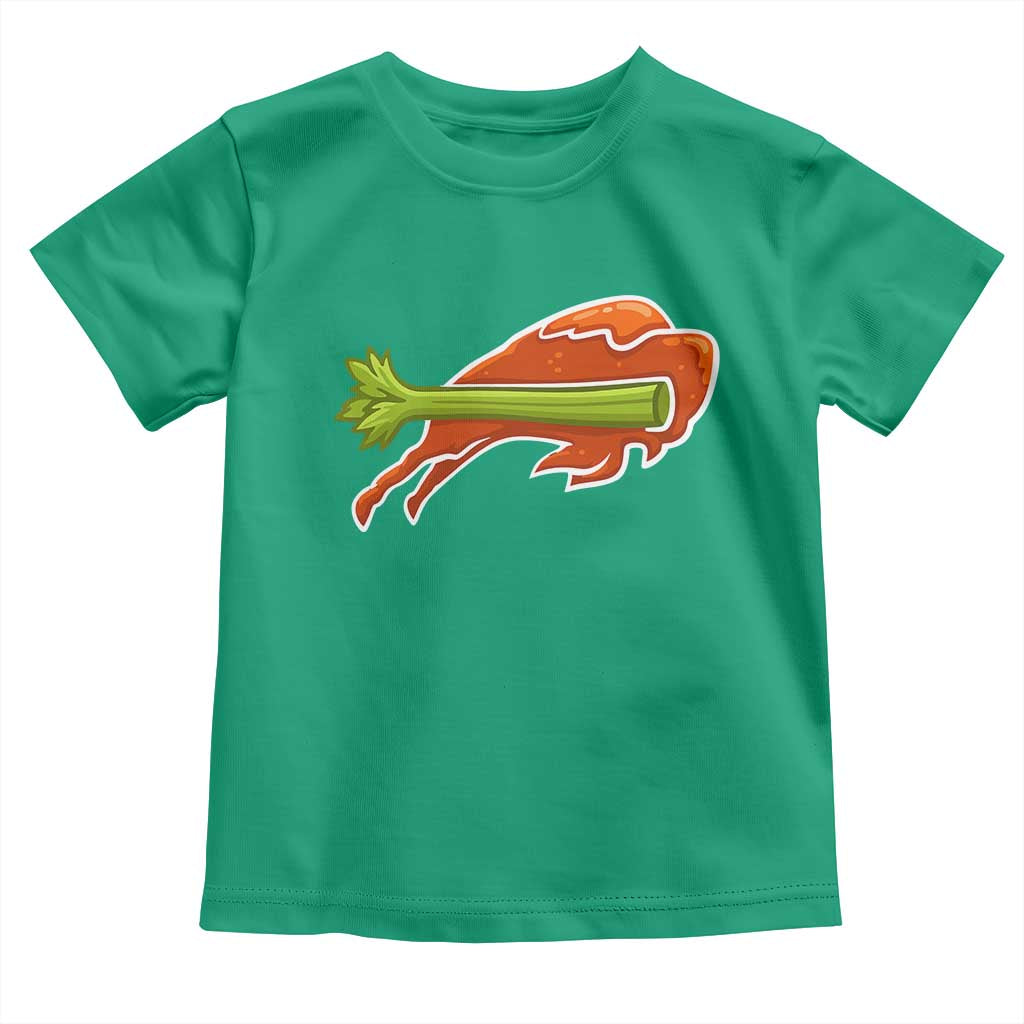 BFB Chicken Wing Toddler T Shirt Vintage 90s BFB Sports Fan Game Day TS10 Irish Green Print Your Wear