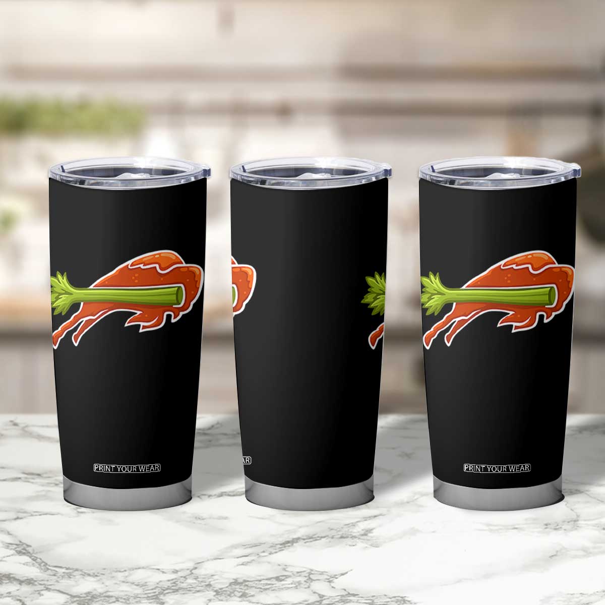 BFB Chicken Wing Tumbler Cup Vintage 90s BFB Sports Fan Game Day TS10 Print Your Wear