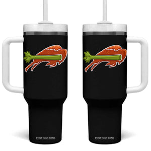 BFB Chicken Wing Tumbler With Handle Vintage 90s BFB Sports Fan Game Day TS10 One Size: 40 oz Black Print Your Wear