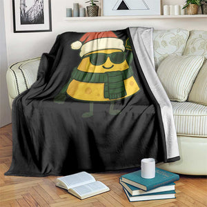 GB Fan Christmas Throw Blanket Gifts for Sports Fans Santa Hat TS10 Print Your Wear