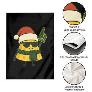 GB Fan Christmas Garden Flag Gifts for Sports Fans Santa Hat TS10 Print Your Wear