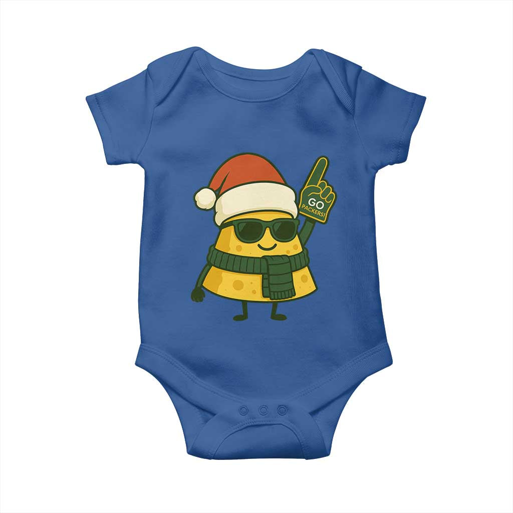 GB Fan Christmas Baby Onesie Gifts for Sports Fans Santa Hat TS10 Royal Blue Print Your Wear