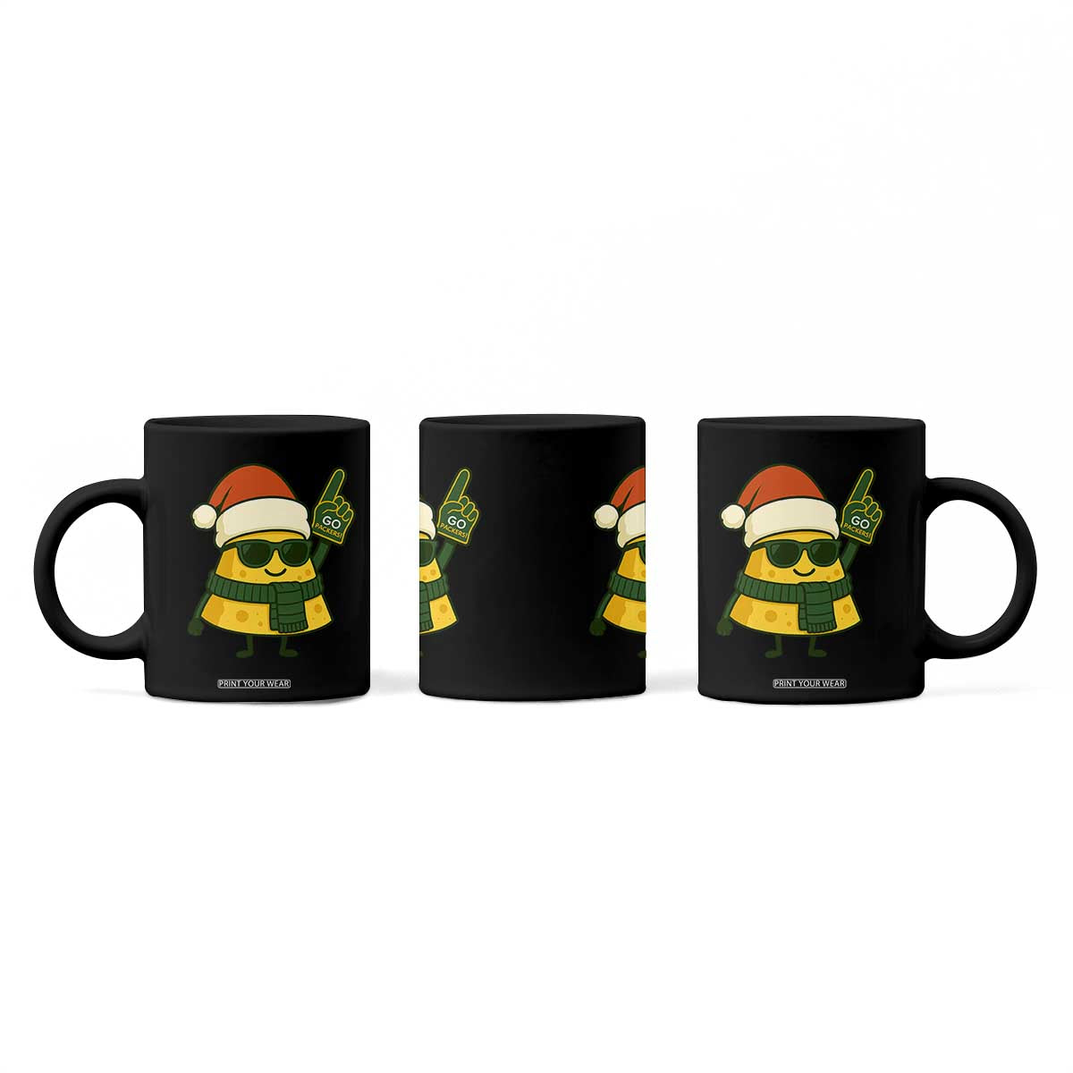 GB Fan Christmas Coffee Mug Gifts for Sports Fans Santa Hat TS10 Print Your Wear