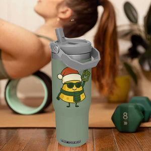 GB Fan Christmas Flip Straw Tumbler Gifts for Sports Fans Santa Hat TS10 One Size: 30 oz Moss Green Print Your Wear