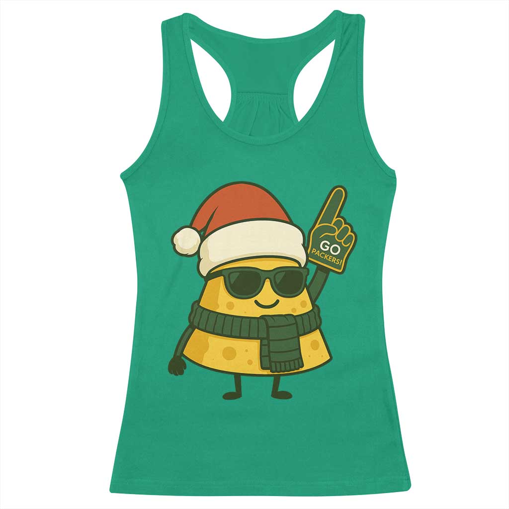 GB Fan Christmas Racerback Tank Top Gifts for Sports Fans Santa Hat TS10 Irish Green Print Your Wear