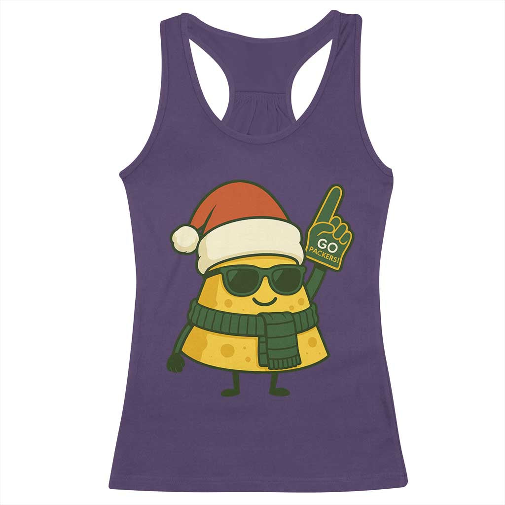GB Fan Christmas Racerback Tank Top Gifts for Sports Fans Santa Hat TS10 Purple Print Your Wear