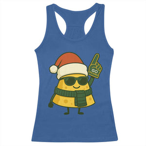 GB Fan Christmas Racerback Tank Top Gifts for Sports Fans Santa Hat TS10 Royal Blue Print Your Wear