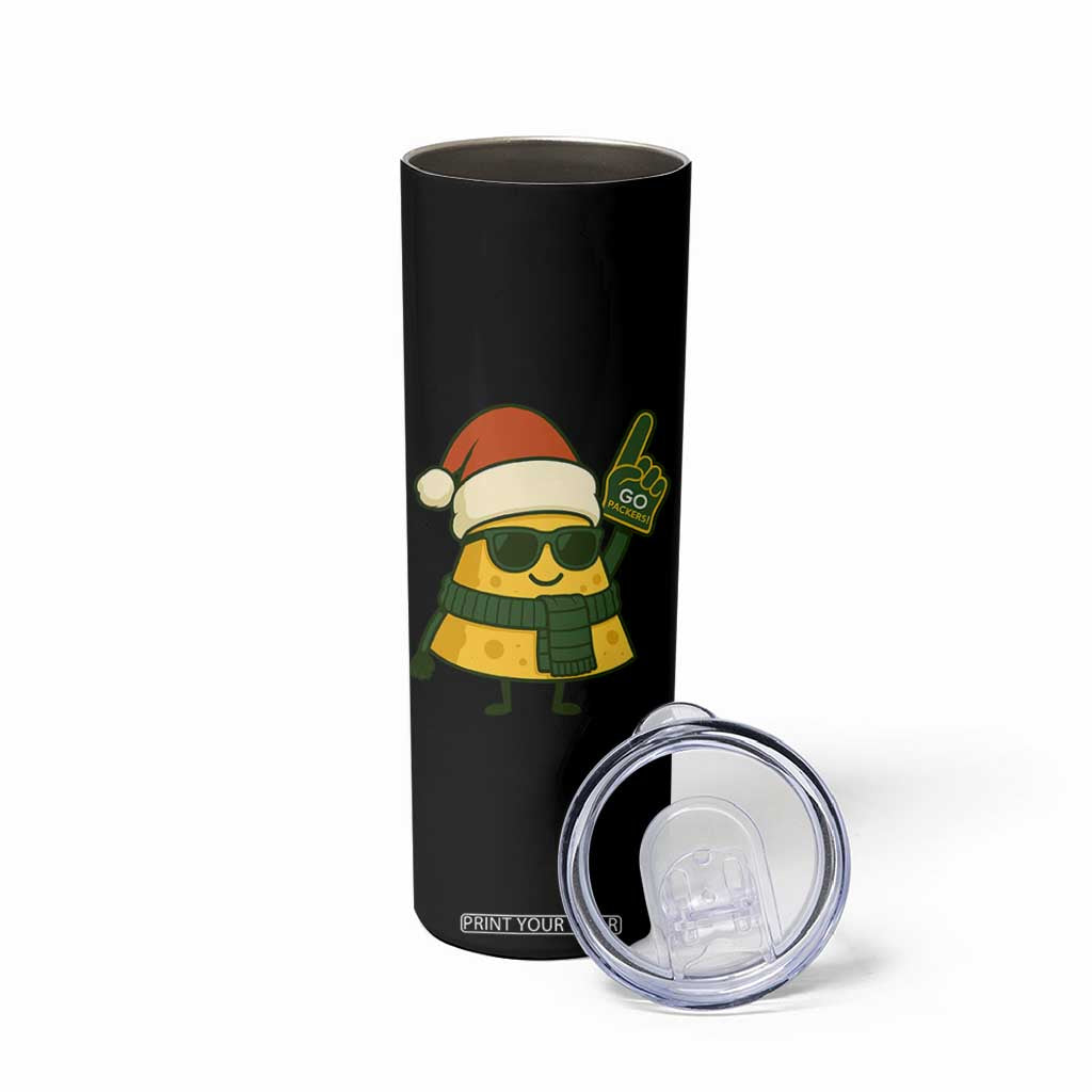 GB Fan Christmas Skinny Tumbler Gifts for Sports Fans Santa Hat TS10 Print Your Wear