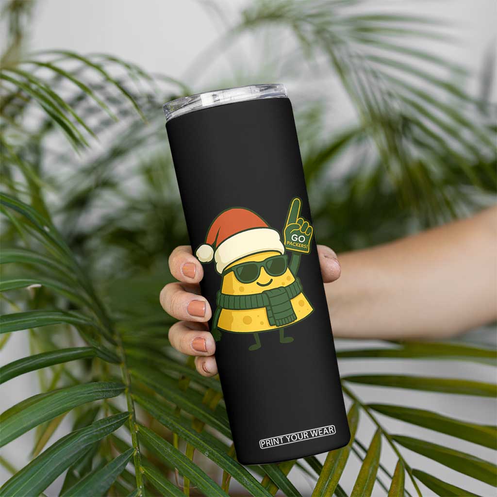 GB Fan Christmas Skinny Tumbler Gifts for Sports Fans Santa Hat TS10 Print Your Wear