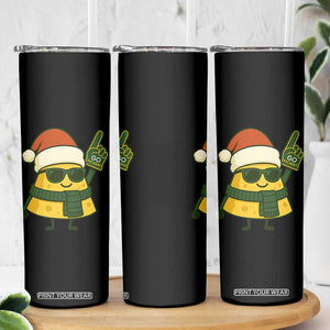 GB Fan Christmas Skinny Tumbler Gifts for Sports Fans Santa Hat TS10 Print Your Wear