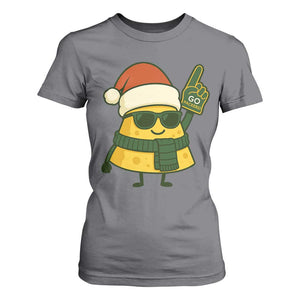 GB Fan Christmas T Shirt For Women Gifts for Sports Fans Santa Hat TS10 Charcoal Print Your Wear