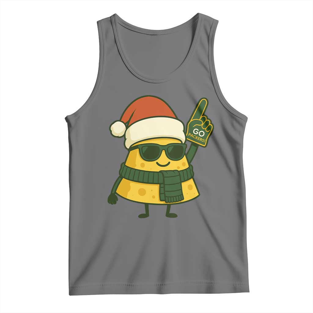 GB Fan Christmas Tank Top Gifts for Sports Fans Santa Hat TS10 Black Heather Print Your Wear