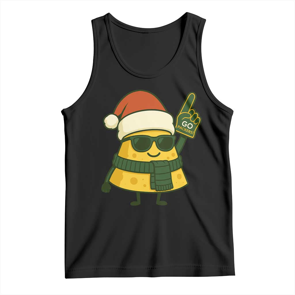 GB Fan Christmas Tank Top Gifts for Sports Fans Santa Hat TS10 Black Print Your Wear