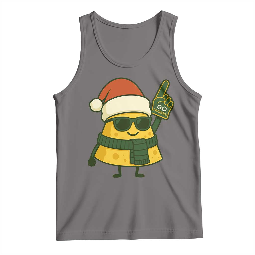 GB Fan Christmas Tank Top Gifts for Sports Fans Santa Hat TS10 Deep Heather Print Your Wear