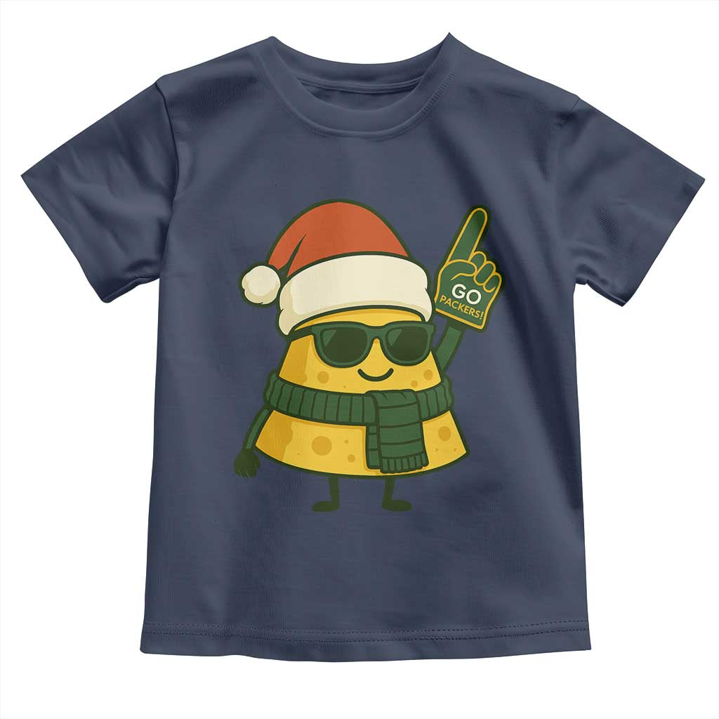GB Fan Christmas Toddler T Shirt Gifts for Sports Fans Santa Hat TS10 Navy Print Your Wear