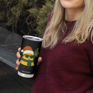 GB Fan Christmas Tumbler Cup Gifts for Sports Fans Santa Hat TS10 Print Your Wear