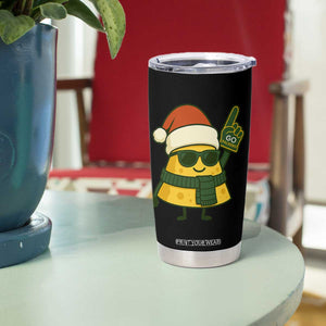 Green Bay Fan Christmas Tumbler Cup Gifts for Sports Fans Santa Hat TS10 Print Your Wear
