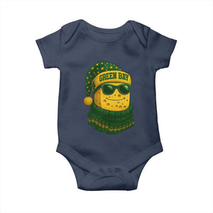 Christmas GB Baby Onesie Gifts for Sports Fans Santa Hat TS10 Navy Print Your Wear