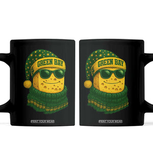Christmas GB Coffee Mug Gifts for Sports Fans Santa Hat TS10 Black Print Your Wear