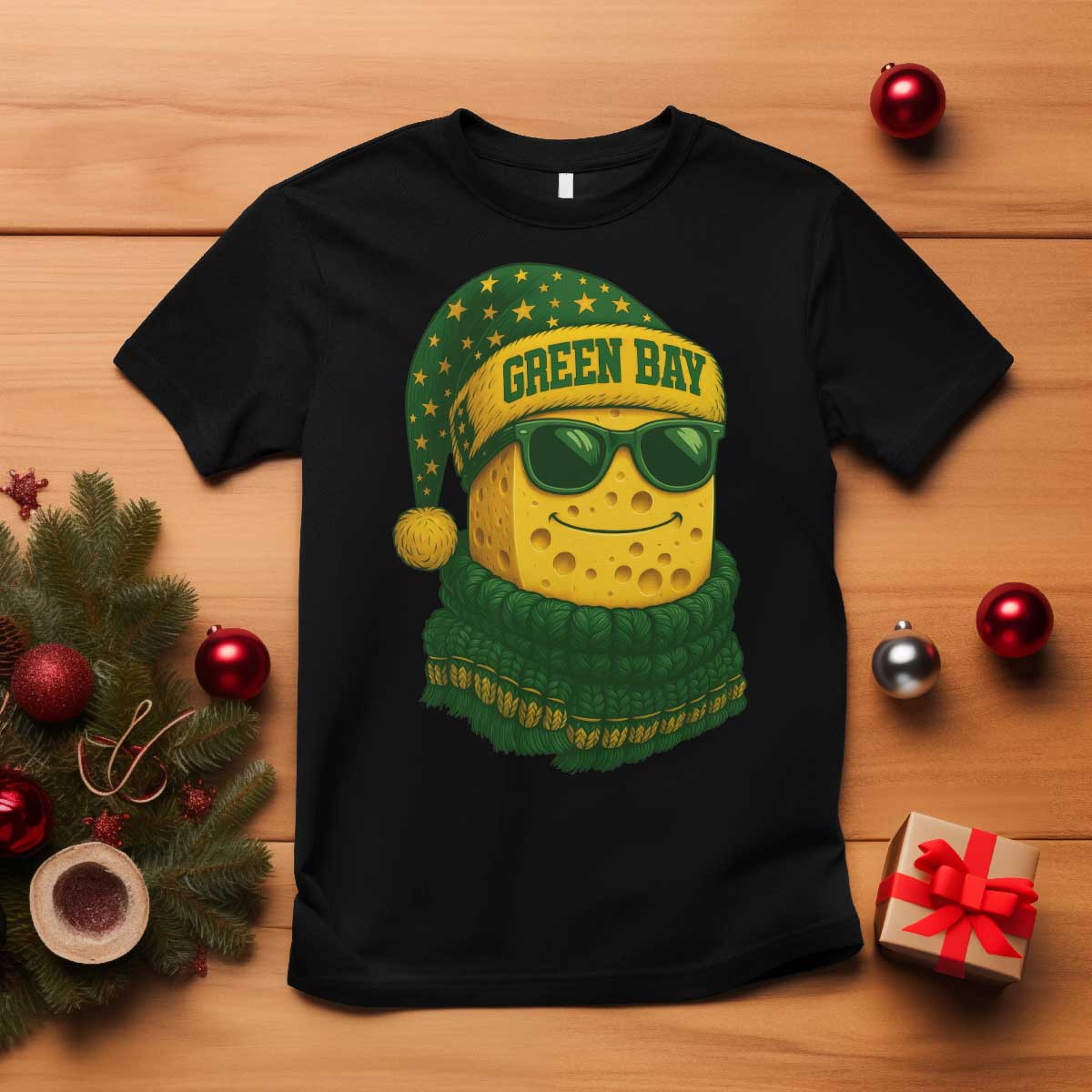 Christmas GB T Shirt Gifts for Sports Fans Santa Hat TS10 Black Print Your Wear