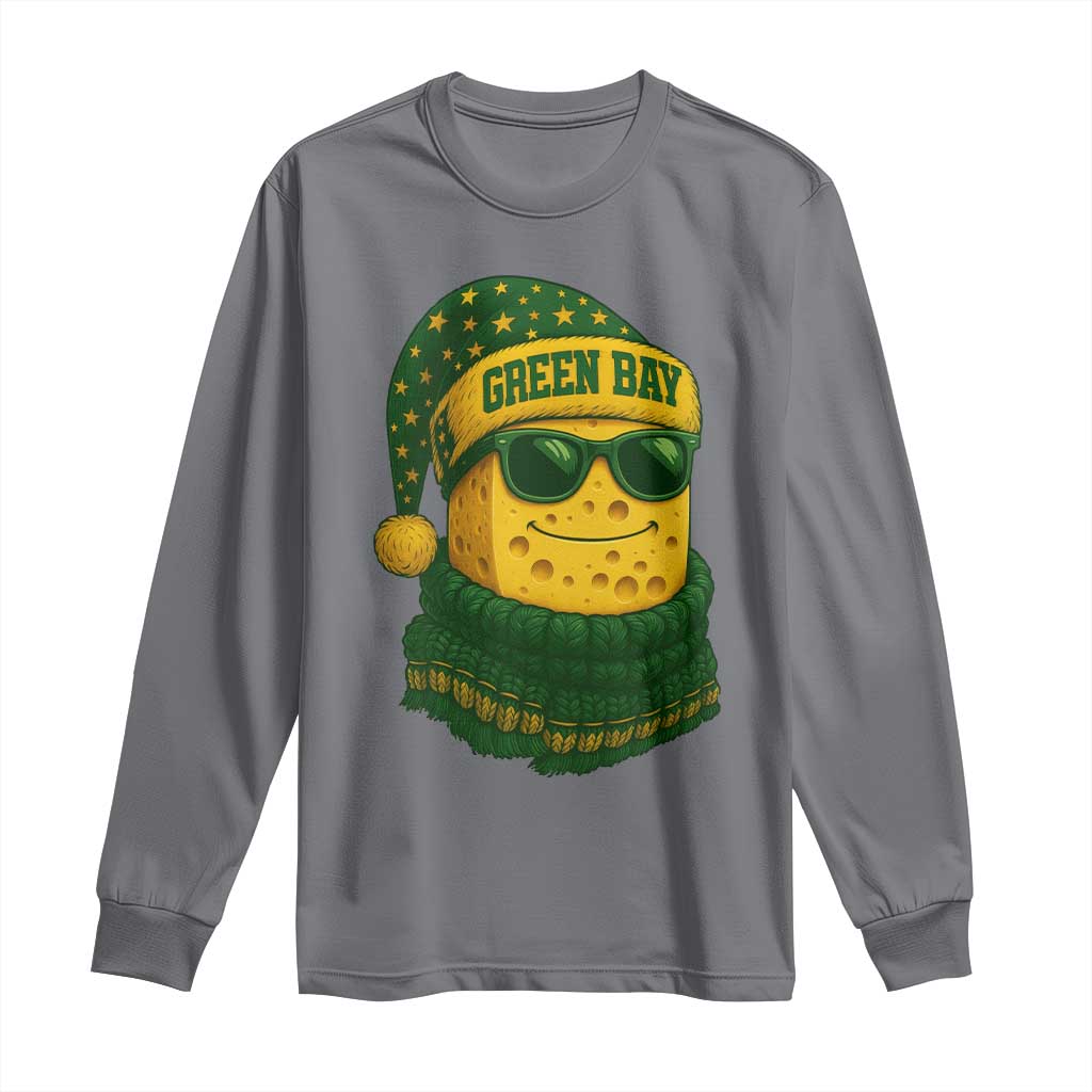 Christmas GB Long Sleeve Shirt Gifts for Sports Fans Santa Hat TS10 Charcoal Print Your Wear