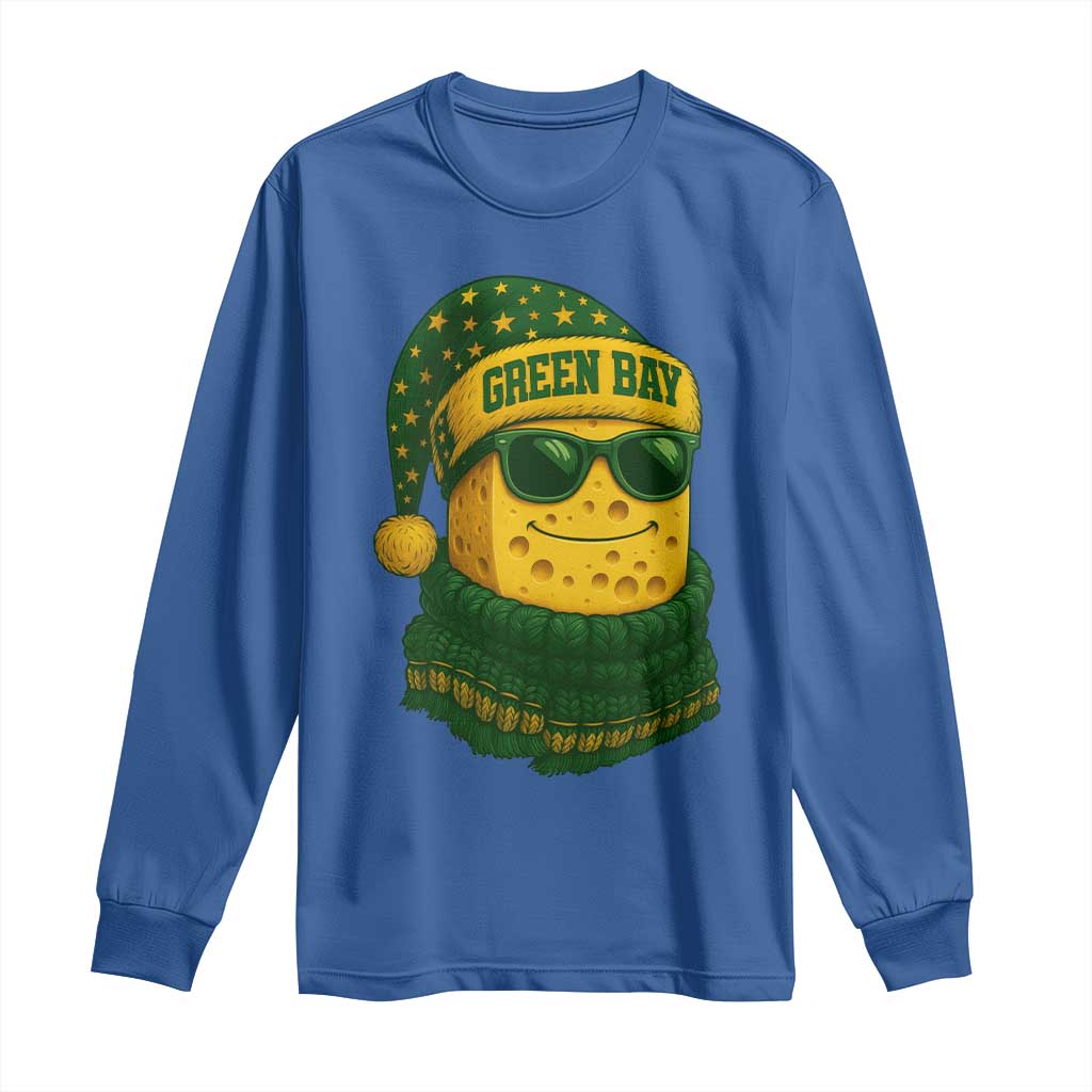Christmas GB Long Sleeve Shirt Gifts for Sports Fans Santa Hat TS10 Royal Blue Print Your Wear