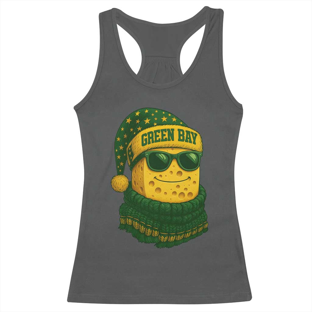 Christmas GB Racerback Tank Top Gifts for Sports Fans Santa Hat TS10 Dark Heather Print Your Wear