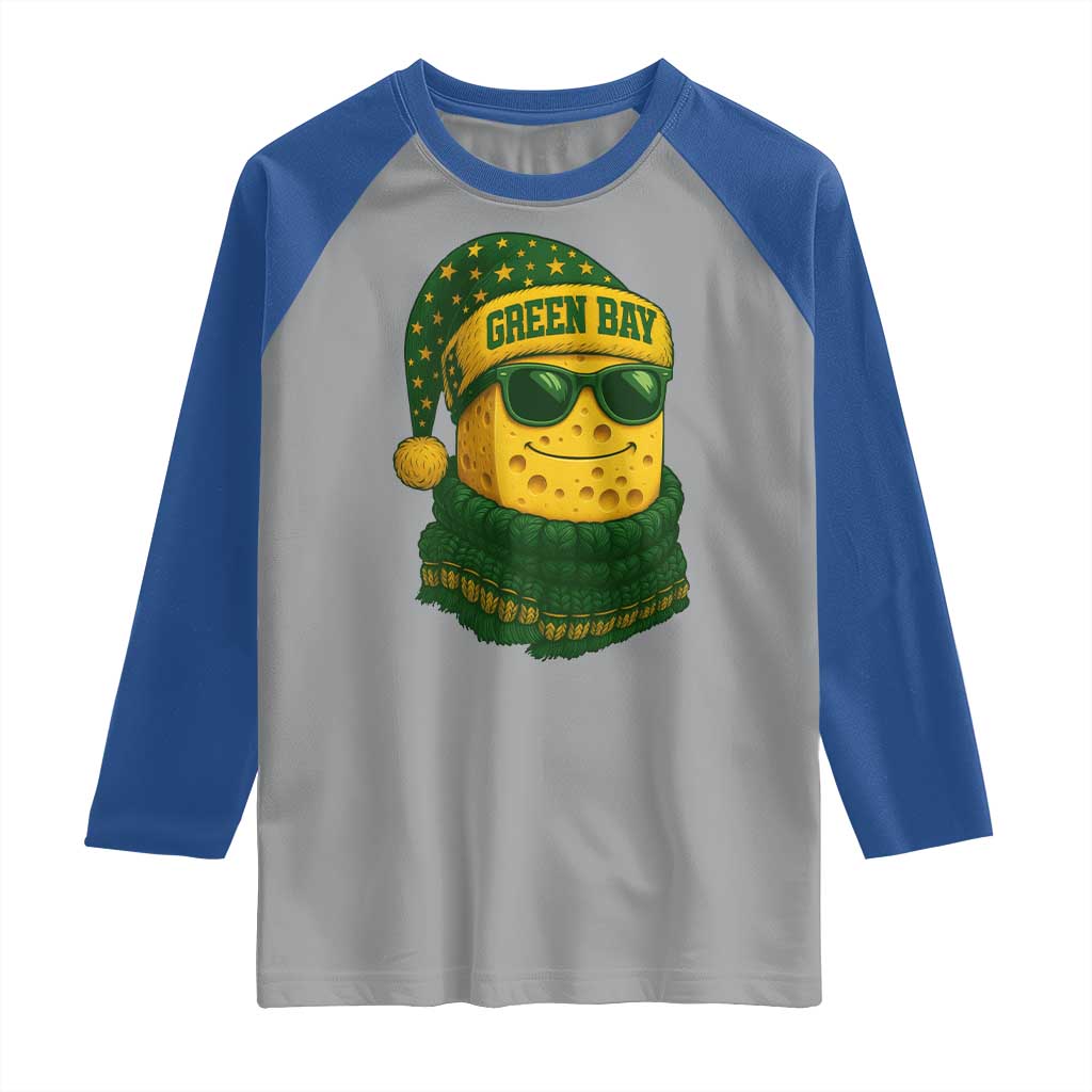 Christmas GB Raglan Shirt Gifts for Sports Fans Santa Hat TS10 Sport Gray Royal Print Your Wear