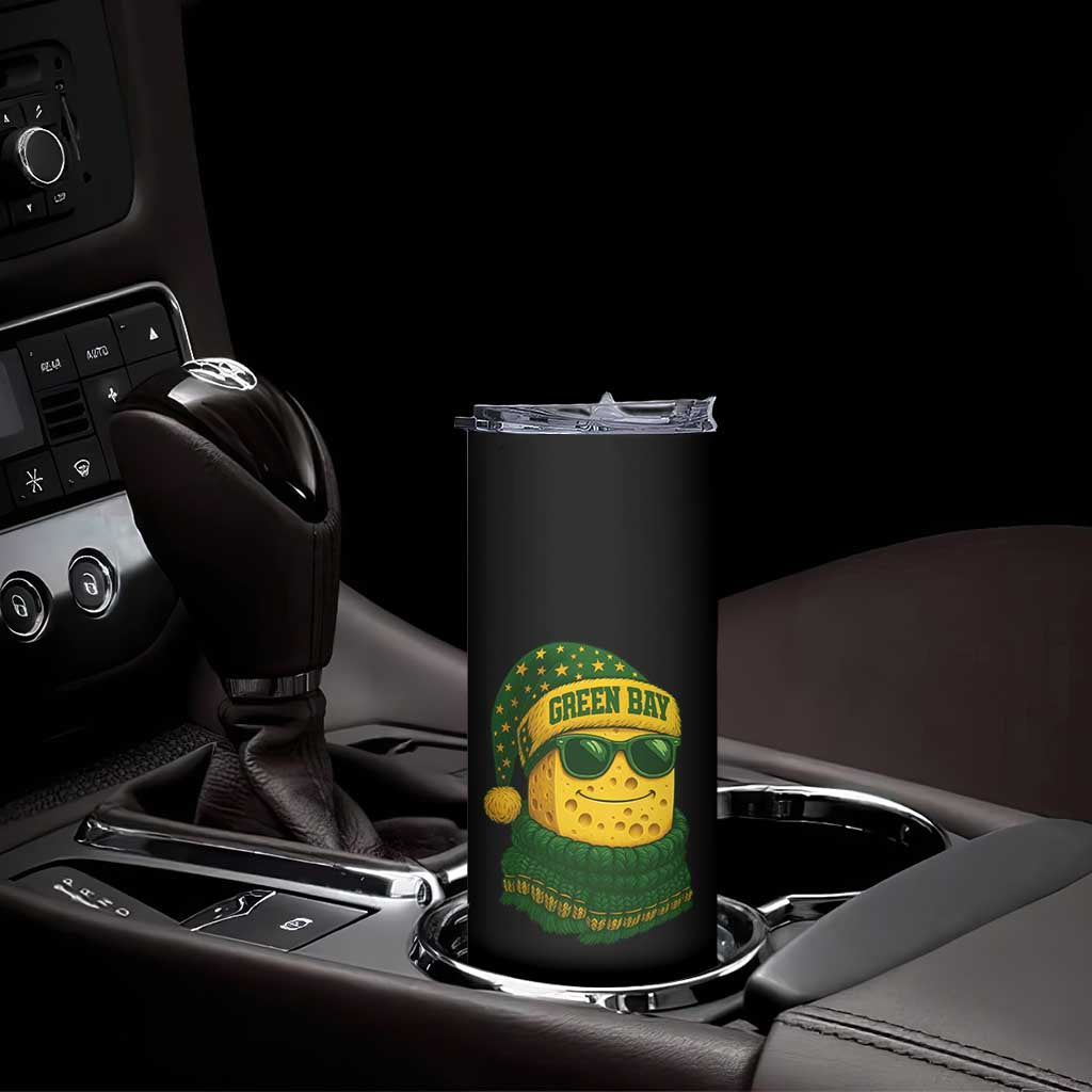 Christmas GB Skinny Tumbler Gifts for Sports Fans Santa Hat TS10 Print Your Wear