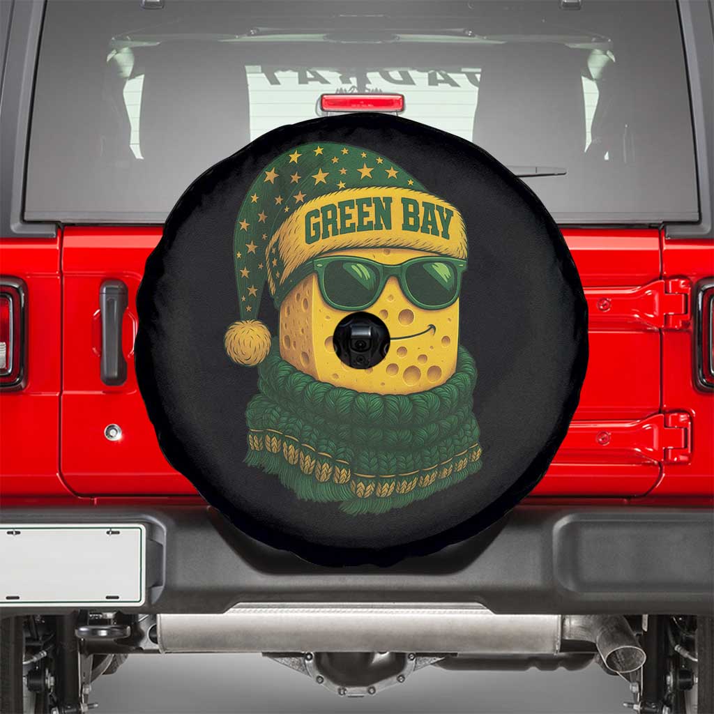Christmas GB Spare Tire Cover Gifts for Sports Fans Santa Hat TS10 Black Print Your Wear