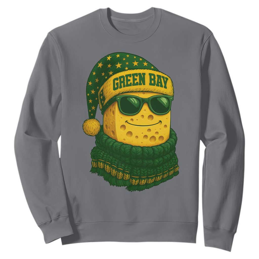 Christmas GB Sweatshirt Gifts for Sports Fans Santa Hat TS10 Charcoal Print Your Wear