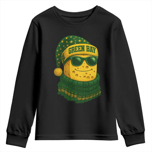 Christmas GB Youth Sweatshirt Gifts for Sports Fans Santa Hat TS10 Black Print Your Wear